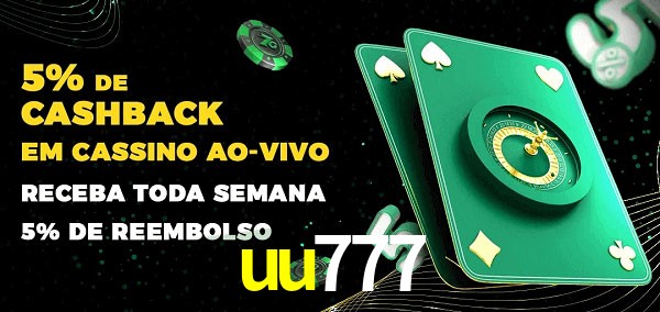 Promoções do cassino ao Vivo uu777